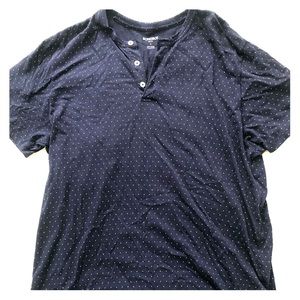 Men’s Bonobos Navy Polka Dot Henley